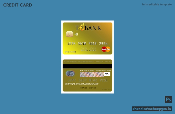 Bhutan T Bank Mastercard Beispielvorschau